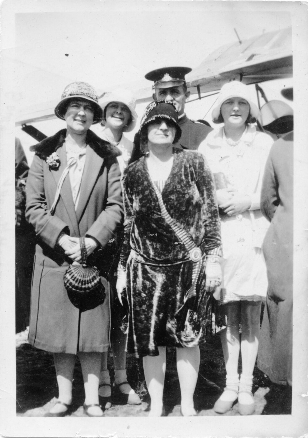 Mrs Dowd with Mrs Cox and Tad Wunderlich with Sergeant Dowd, late 1920s