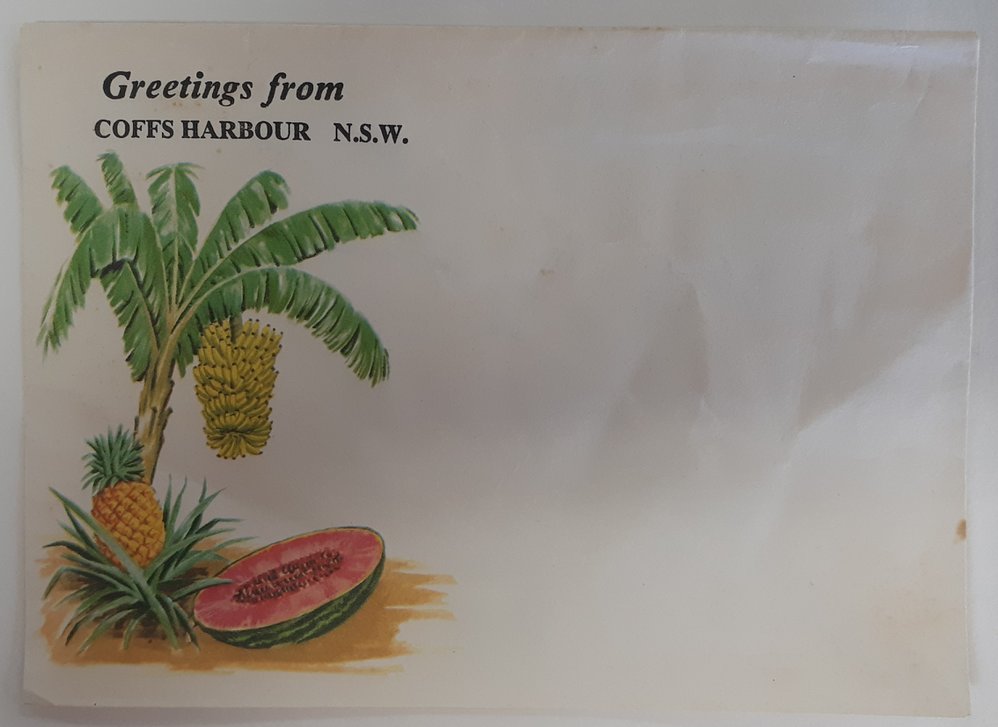 Greetings from Coffs Harbour N.S.W.