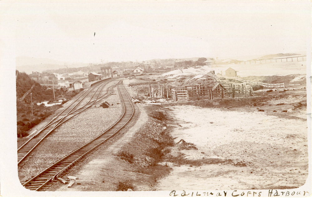 Coffs Harbour Railway Station and Jetty foreshore, c.1925