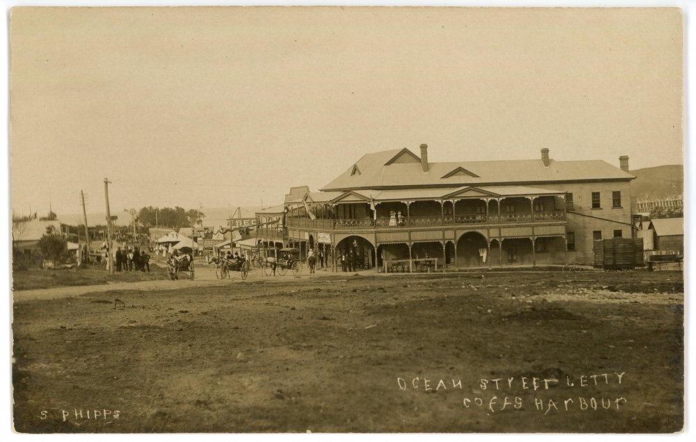 The Pier Hotel on Ocean Street in the Jetty township, c. 1910 