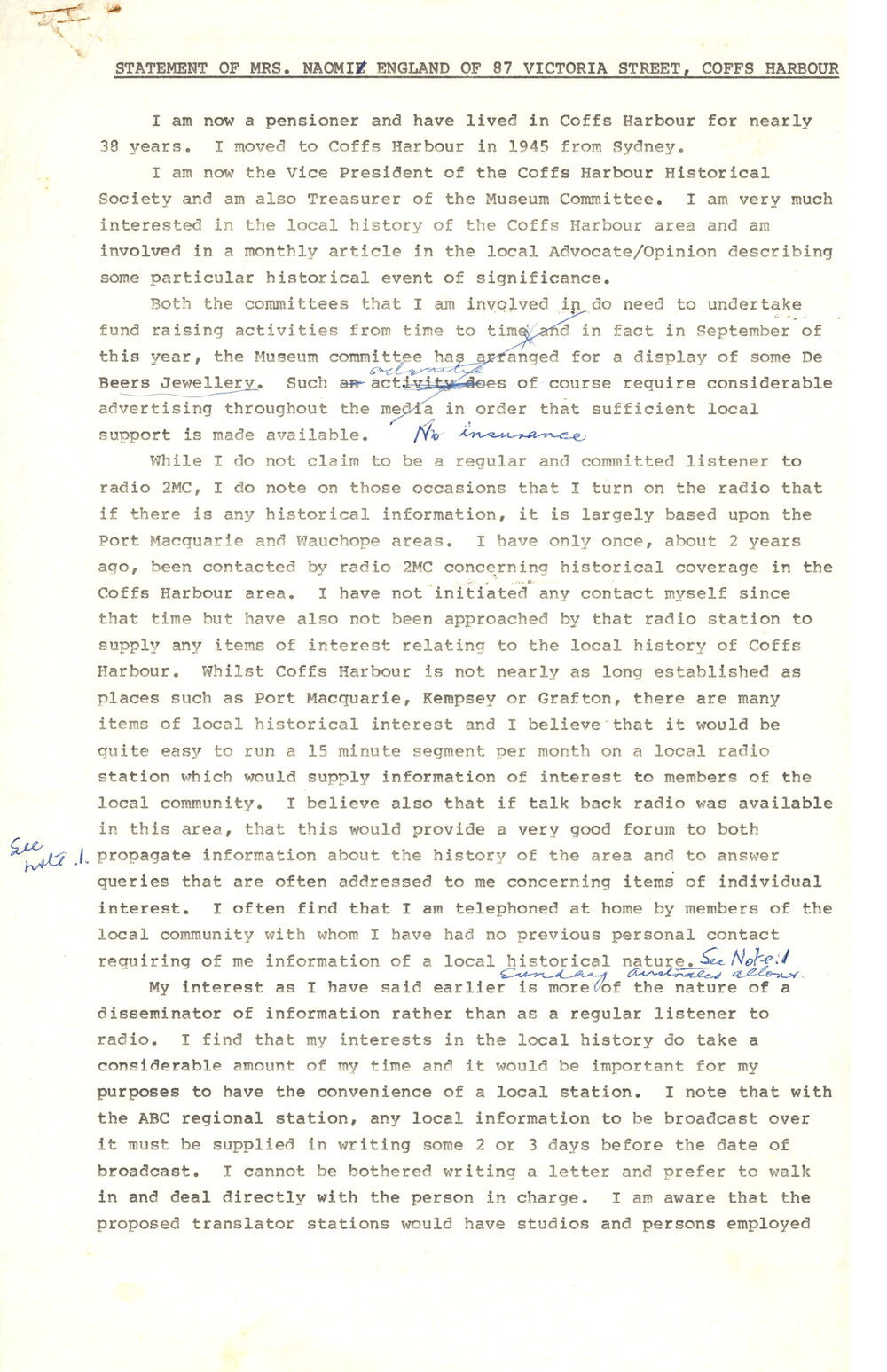 Appeal for a local radio station in Coffs Harbour