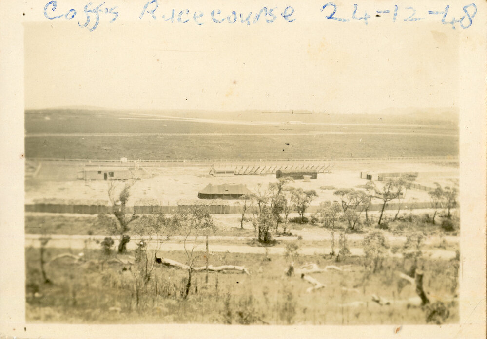 Racecourse and aerodrome, 24 December 1948