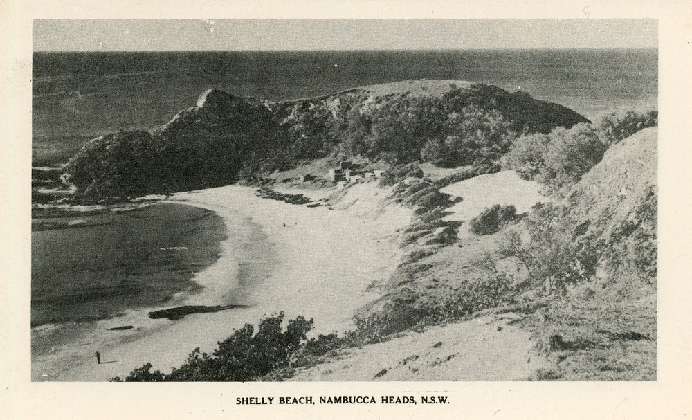Shelly Beach at Nambucca Heads, 1940s