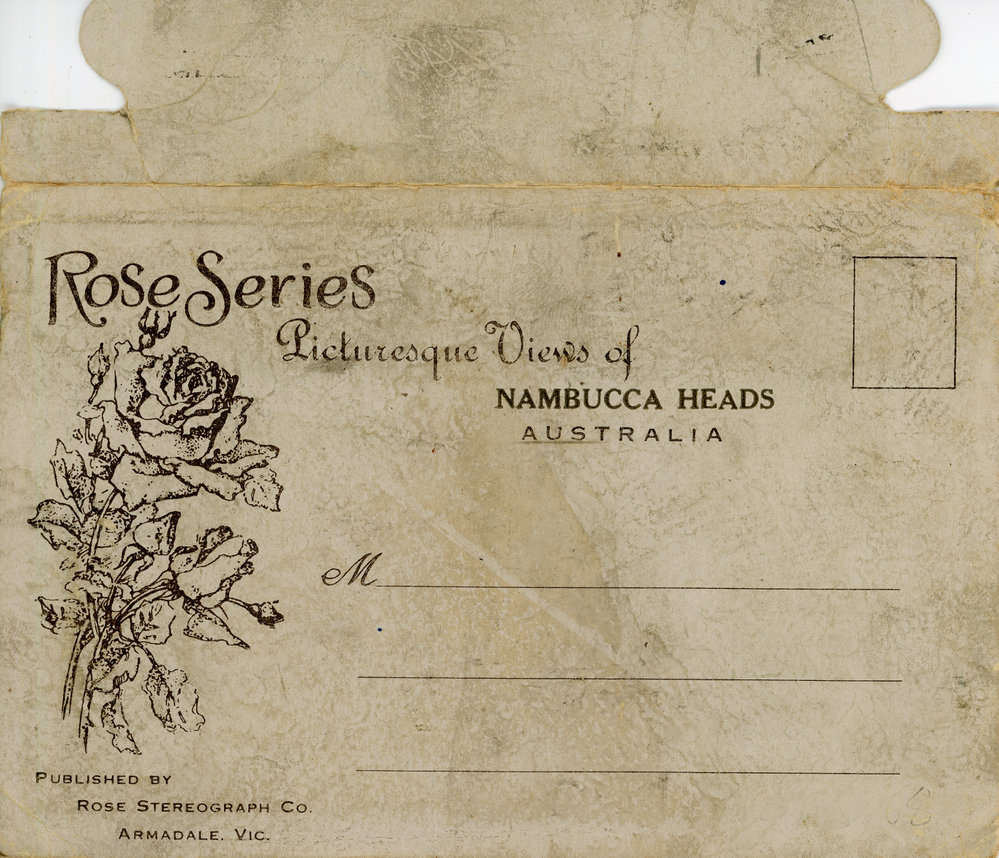 Foldout booklet with twelve views of Nambucca Heads, 1940s