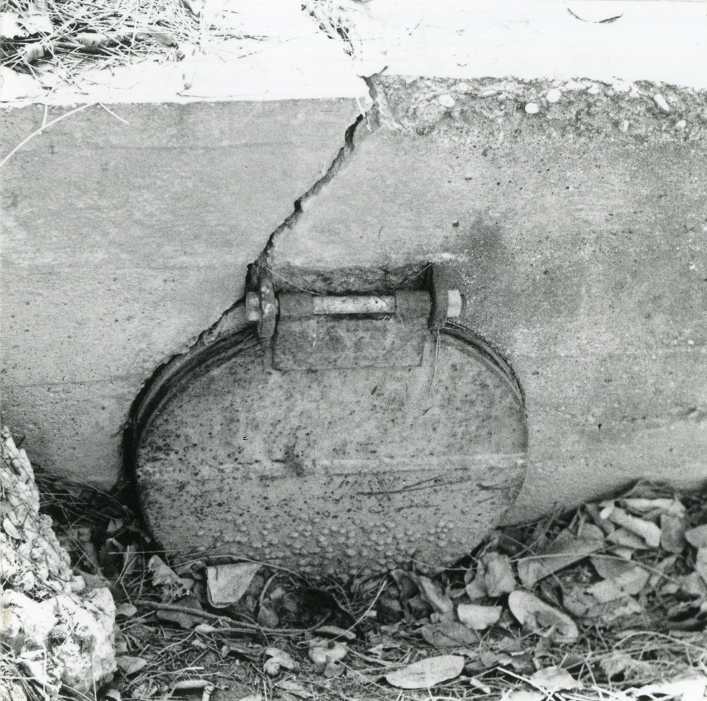 One of the sewage outlets into Coffs Creek, 1992