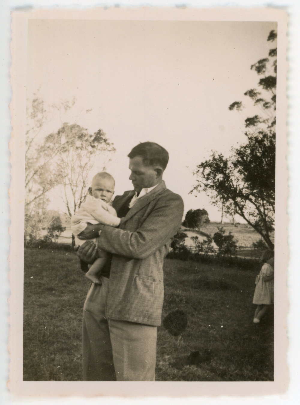 Roy Riddel and son