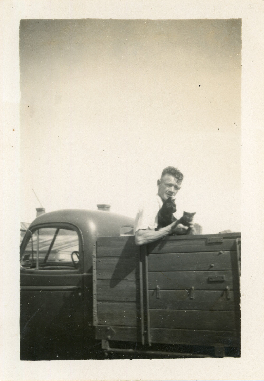 Relieving South Solitary Island lightkeeper and shop owner Jim Fogarty, 1950s