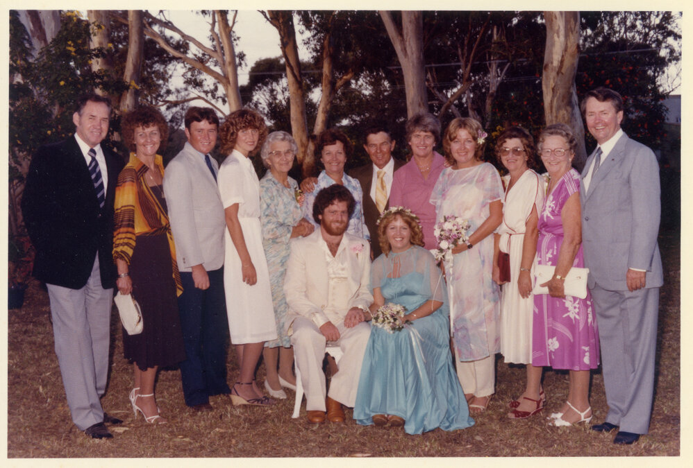 Wedding of Christine Worland and Wayne Cornell, 1981