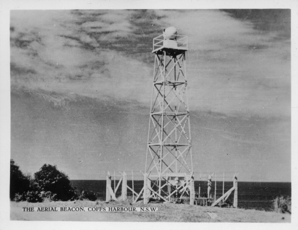 Aerial beacon on Walsh's Hill, c.1940