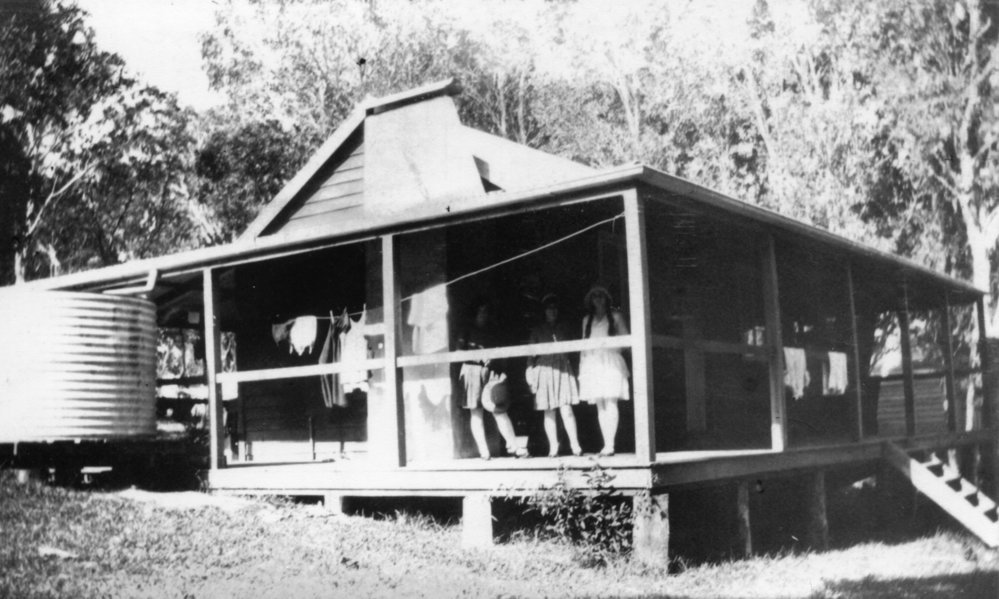 The schoolhouse on Bonville Reserve, summer 1926