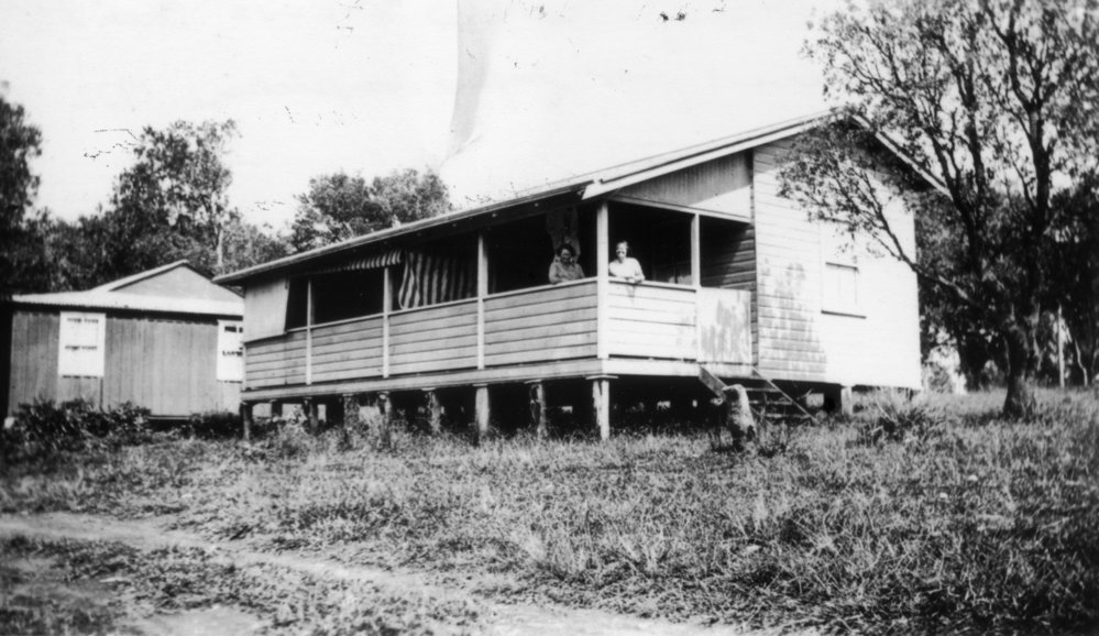 Blakey's cottage "Ourous" just before completion on Block 82 in the Bonville Reserve, 1932