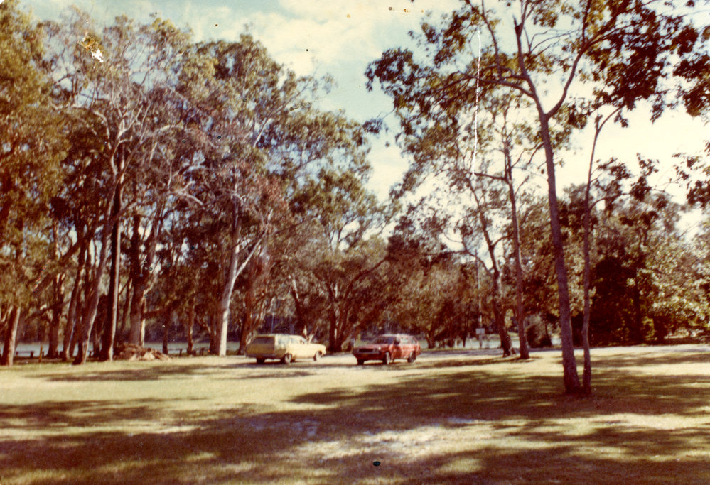 A lake view at the Woolgoolga Lakeside Reserve area, c.1970