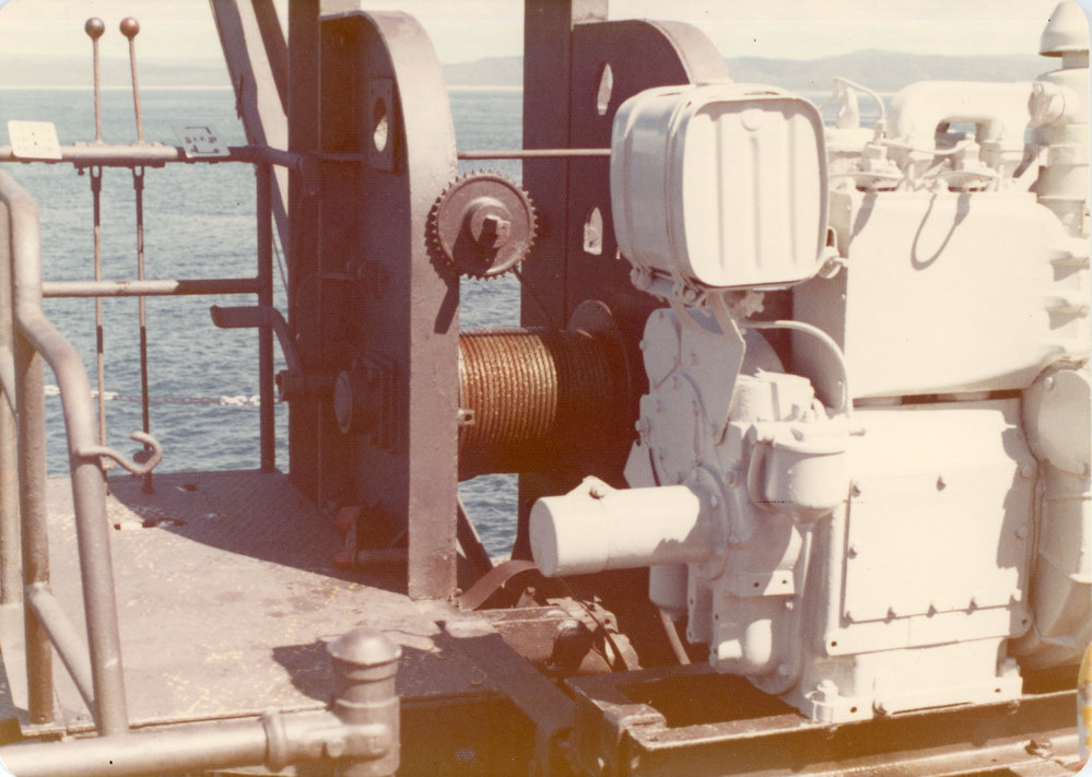 Gantry controls on South Solitary Island, March 1974