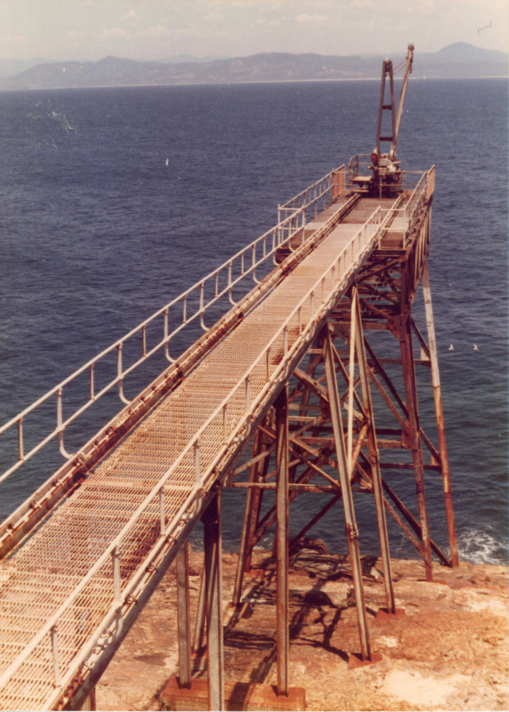The gantry at South Solitary Island