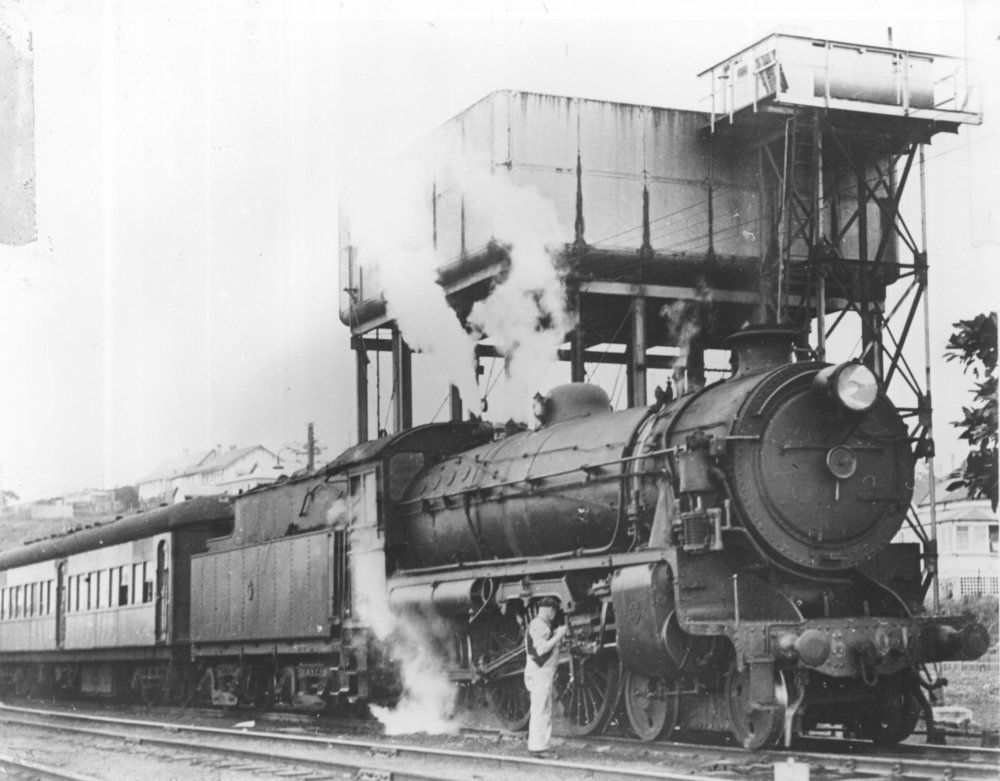 Taking on water at the Railway Station