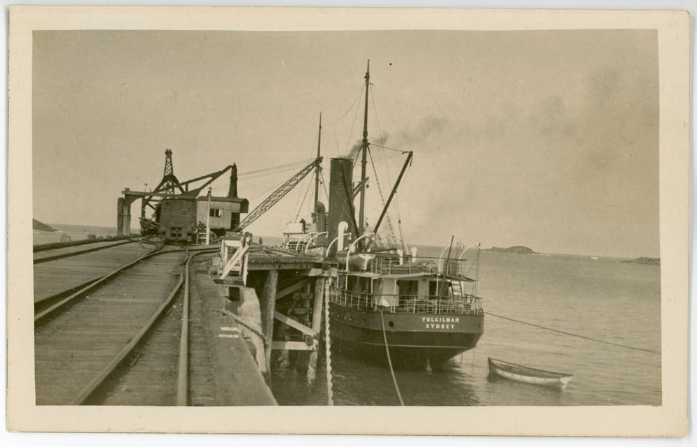 The SS Yulgilbar at Coffs Jetty c.1920