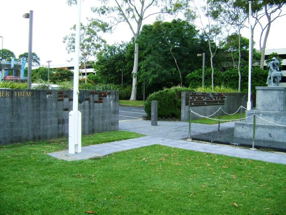 The Coffs Harbour Cenotaph surrounds, February 2012