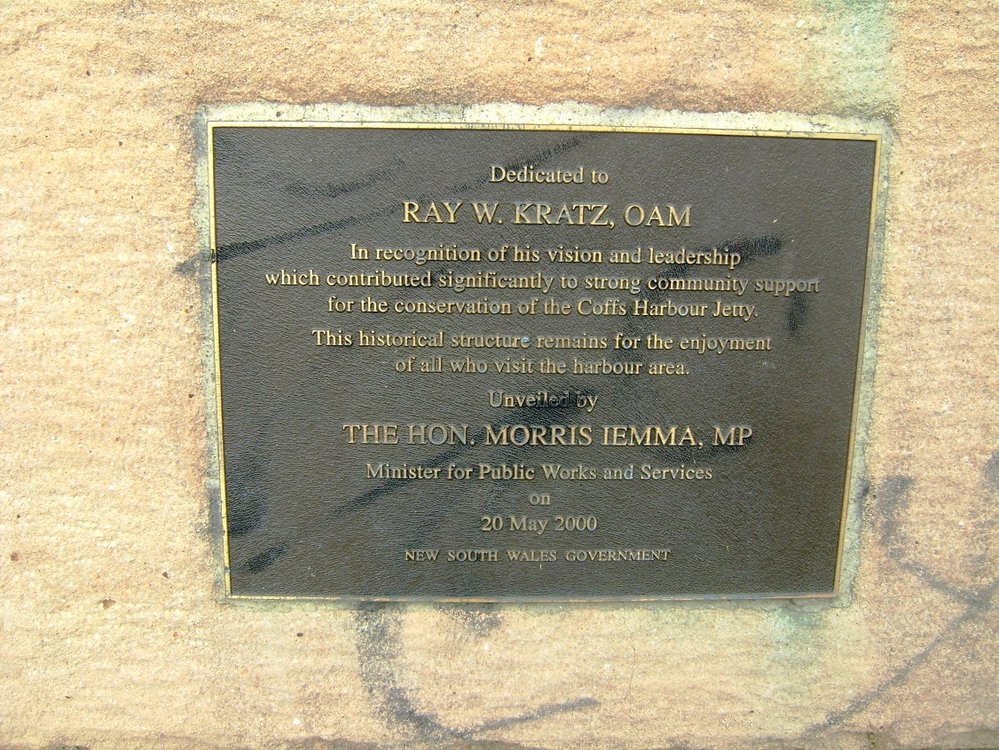 Commemorating the Jetty conservation project, February 2012