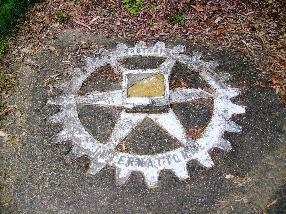 Memorial commemorating Rotary International, February 2012