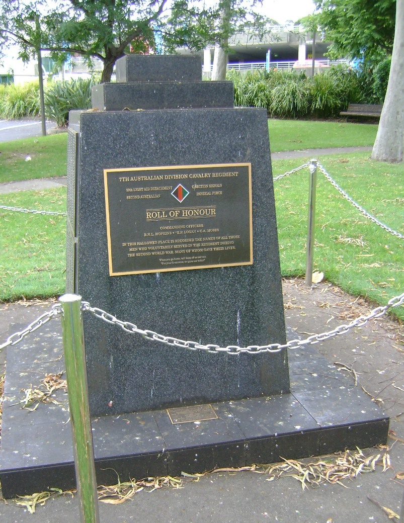 Memorial at the R.S.L. Park, February 2012