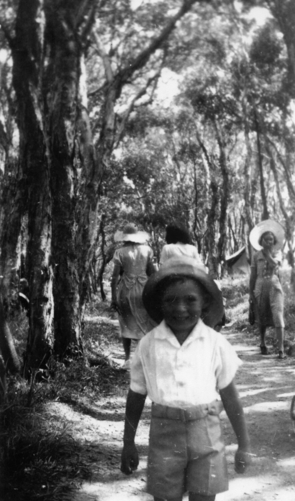 Ross Young on Lucas Avenue, summer 1947