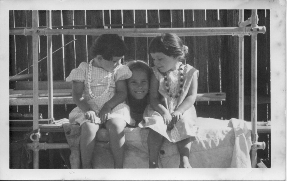 Lightkeepers' families on South Solitary Island, early 1970s