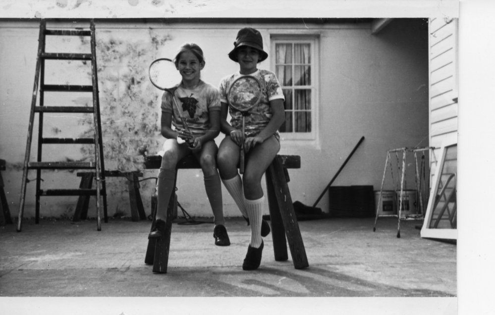 Deb and Di Ross on South Solitary Island, early 1970s