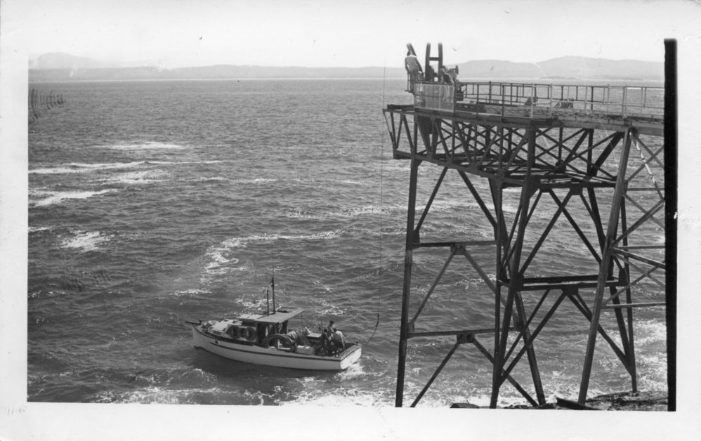 Supplies arriving from the mainland, early 1970s