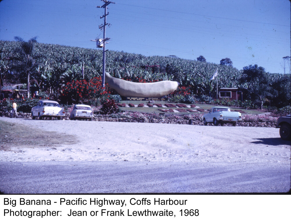The Big Banana beside the Pacific Highway, 1968
