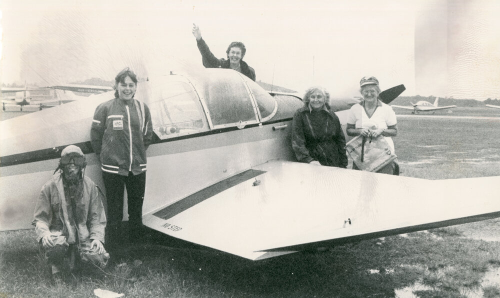 Preparing to fly the Jodel, 3 April 1997