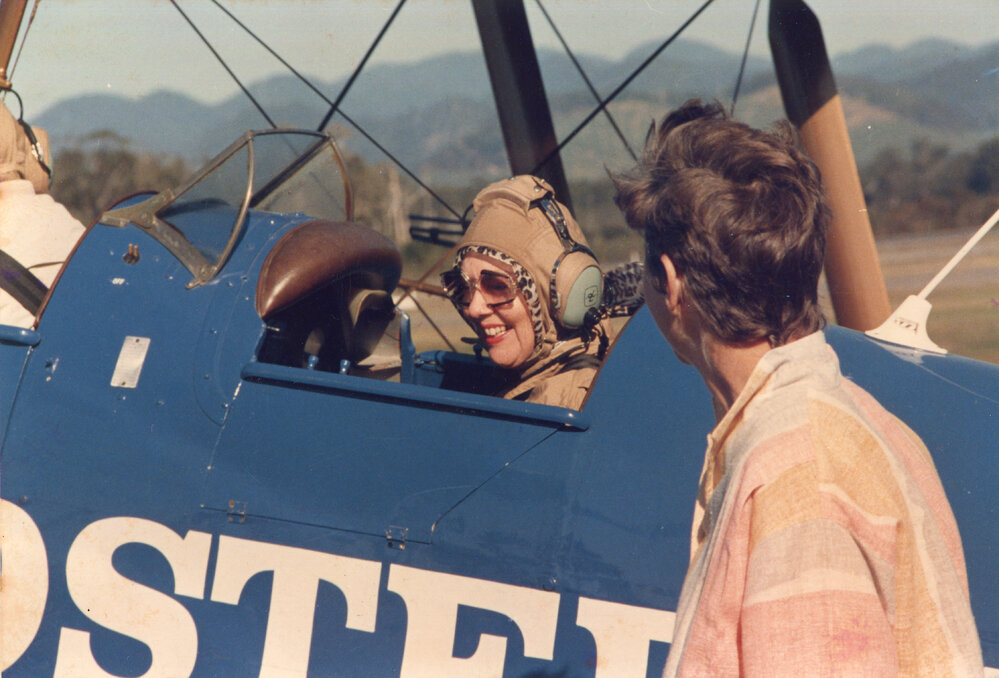Aviator Jean Livesey at the Aero Club