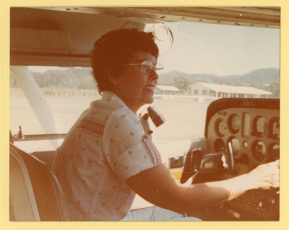 Aviator Jean Livesey, 1980
