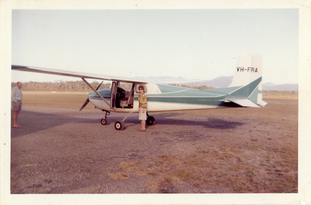 Aviator Judy Riddel, 1980