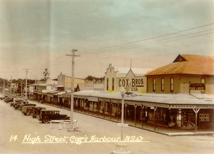 The main street of Coffs Harbour