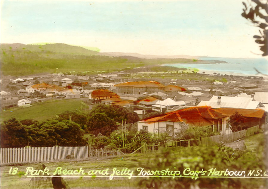 Coffs Jetty township looking north