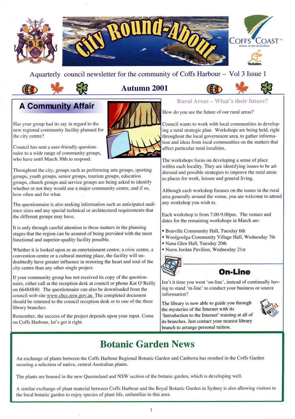 City Round-About, Autumn 2001