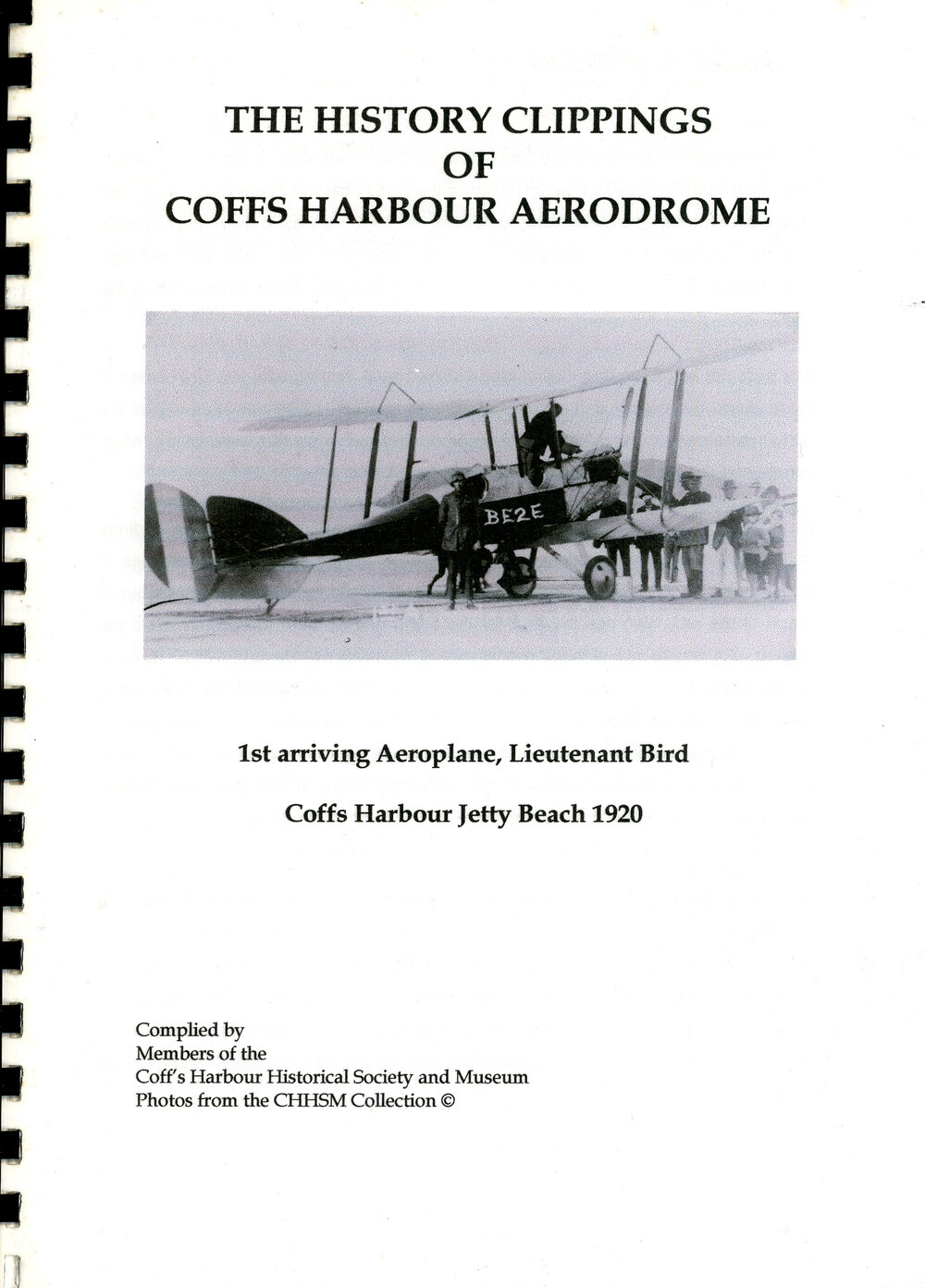 History clippings of Coffs Harbour Aerodrome