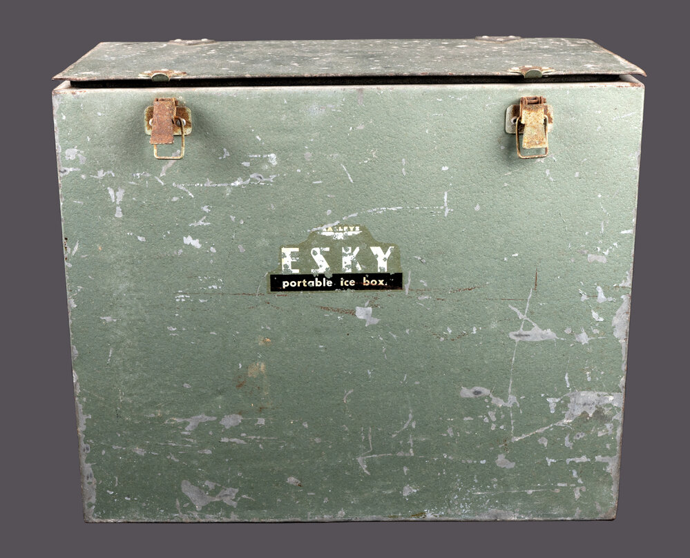 Esky brand icebox, c. 1950s
