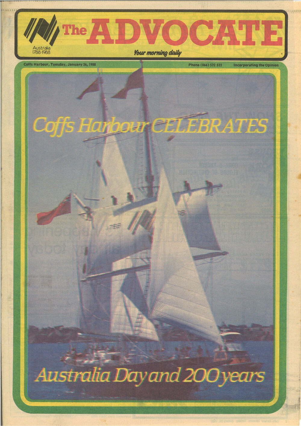 Coffs Harbour CELEBRATES Australia Day and 200 Years