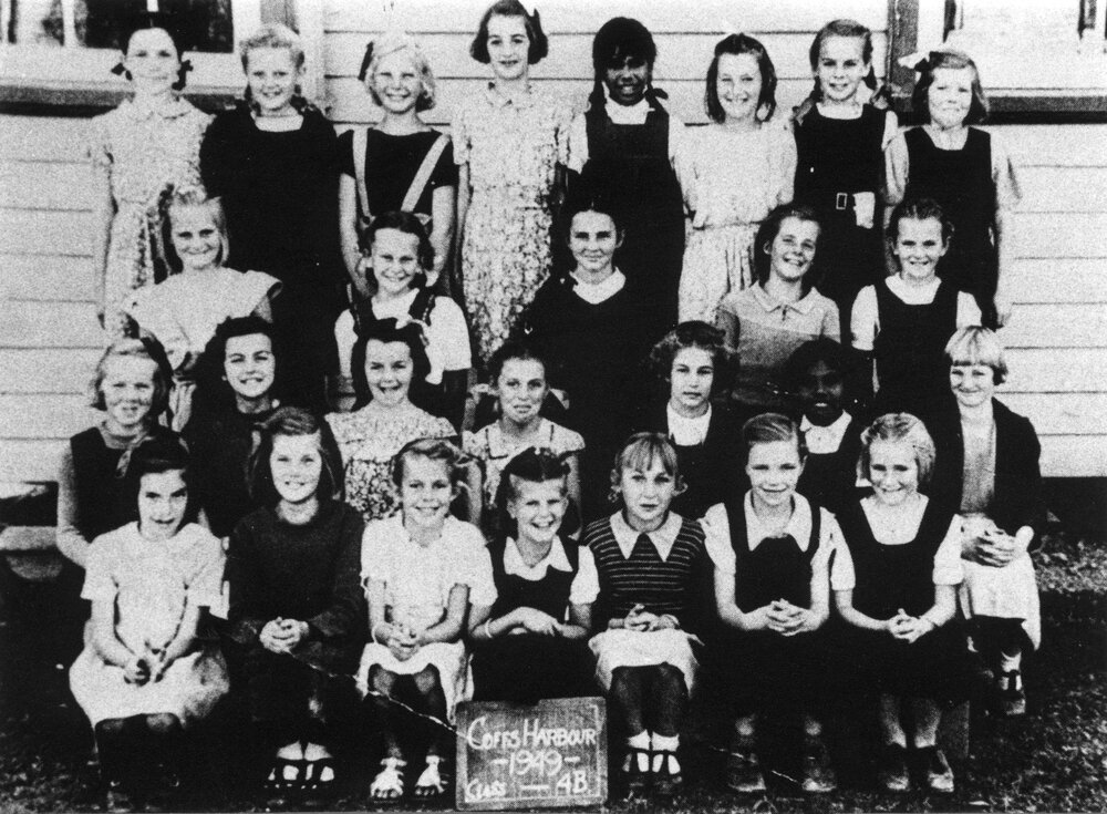 Coffs Harbour Public School class 4B girls, 1949