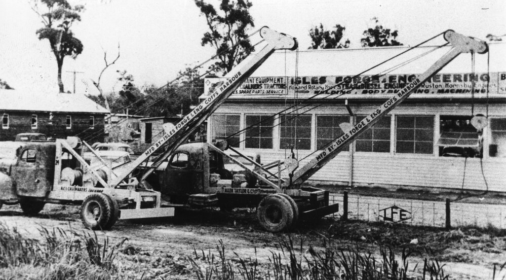 An early stage of Isles Forge &amp; Engineering Works