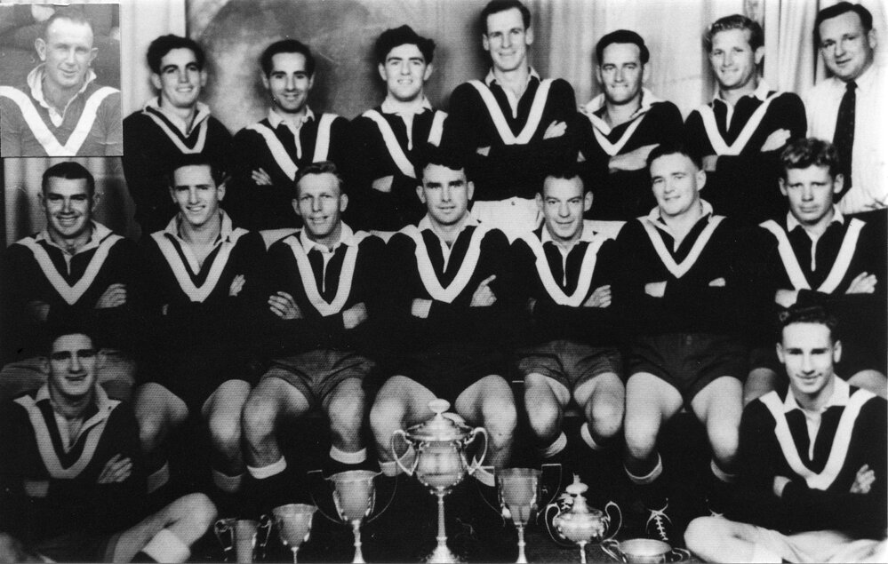 Coffs Harbour and Jetty Rugby League Cup team, 1949