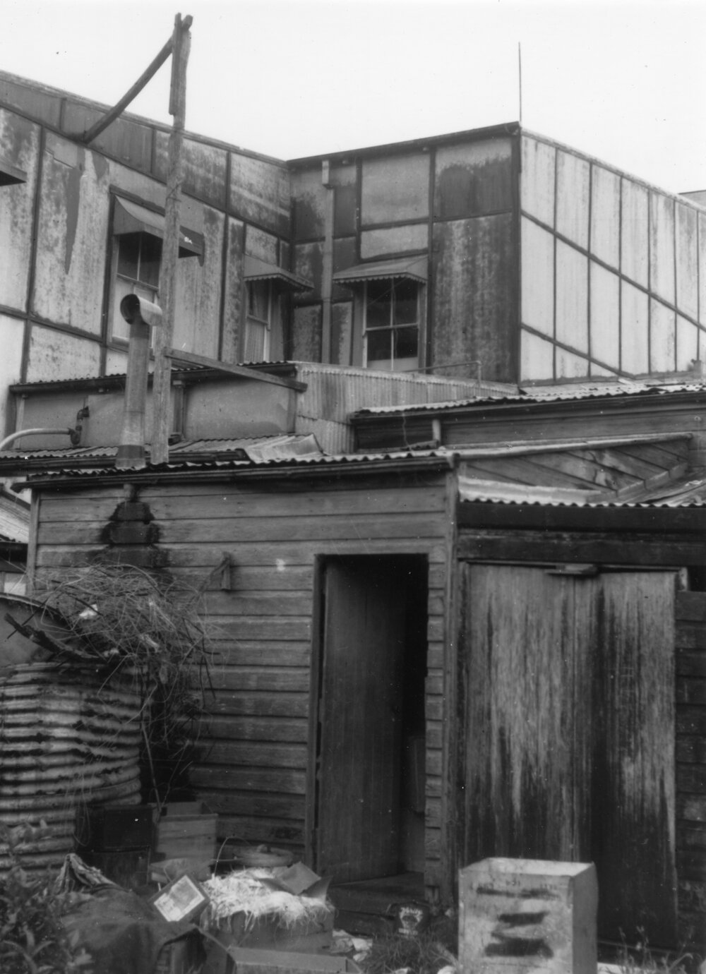 The rear of many High Street premises left much to be desired