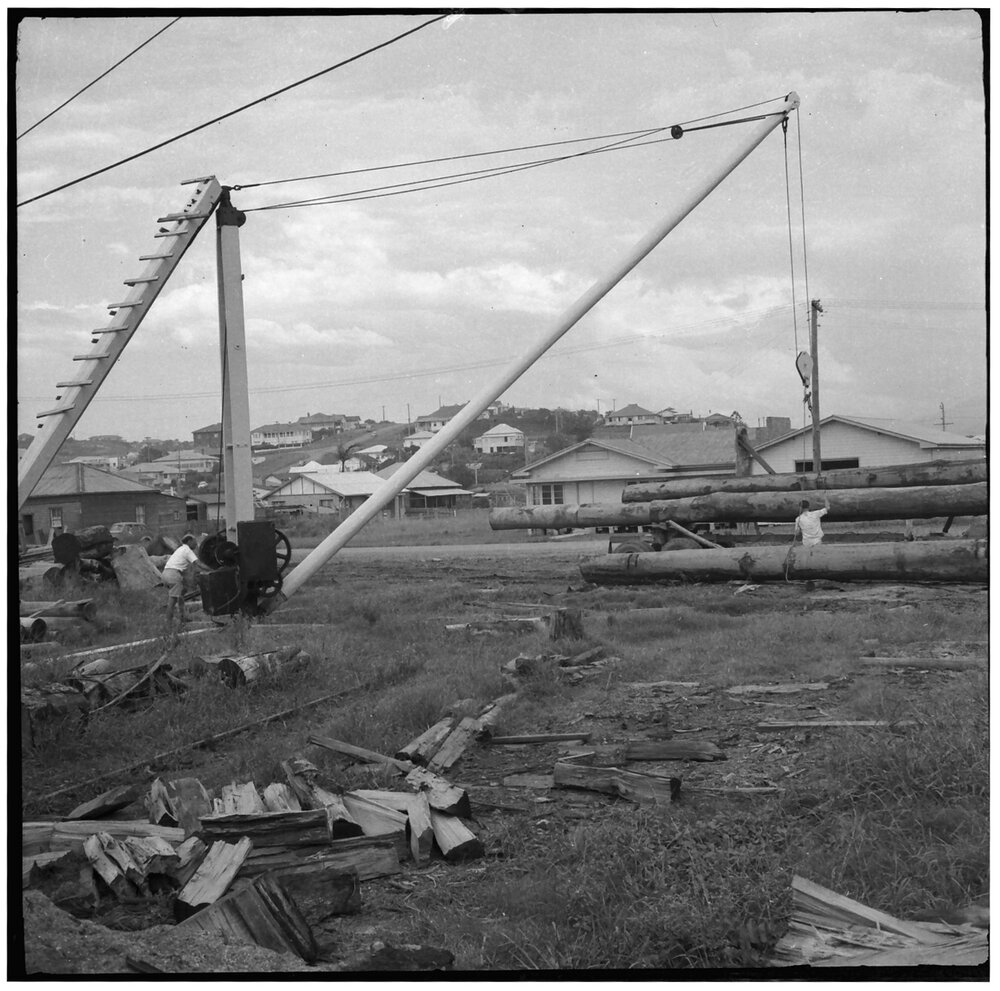 Working at the Pacific Plywood and Timber mill
