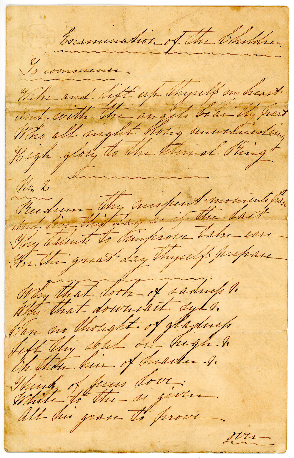 Examination of the Children