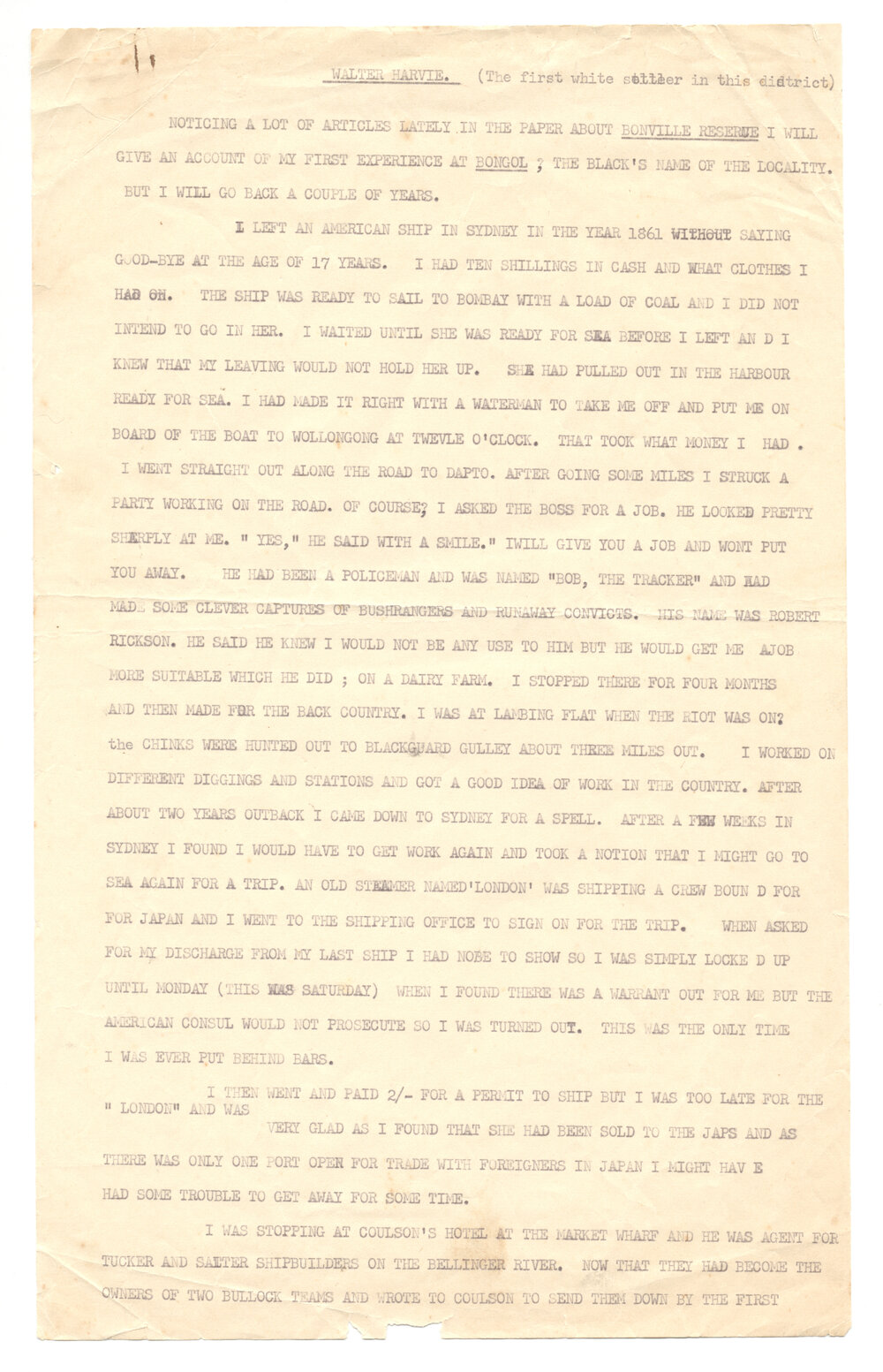 Letter to the Editor (corrected transcript), 26 November 1957