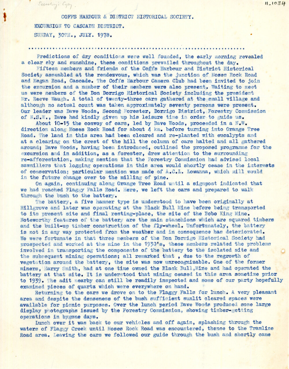 Excursion to Cascade District, 30 July 1978