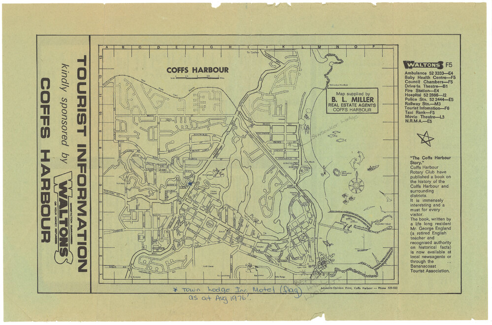 Tourist Information brochure, 1976