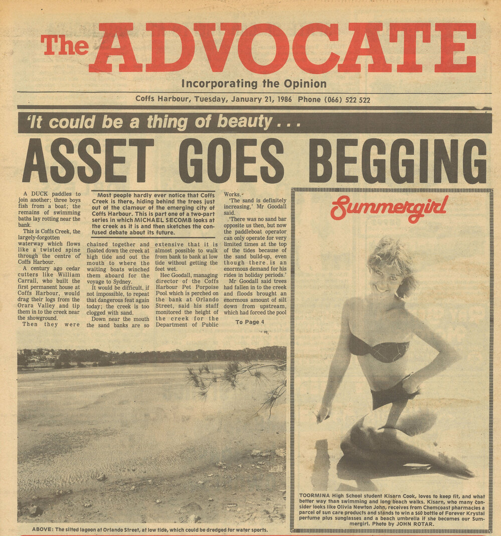 Asset goes begging - Coffs Creek, 21 - 22 January 1986