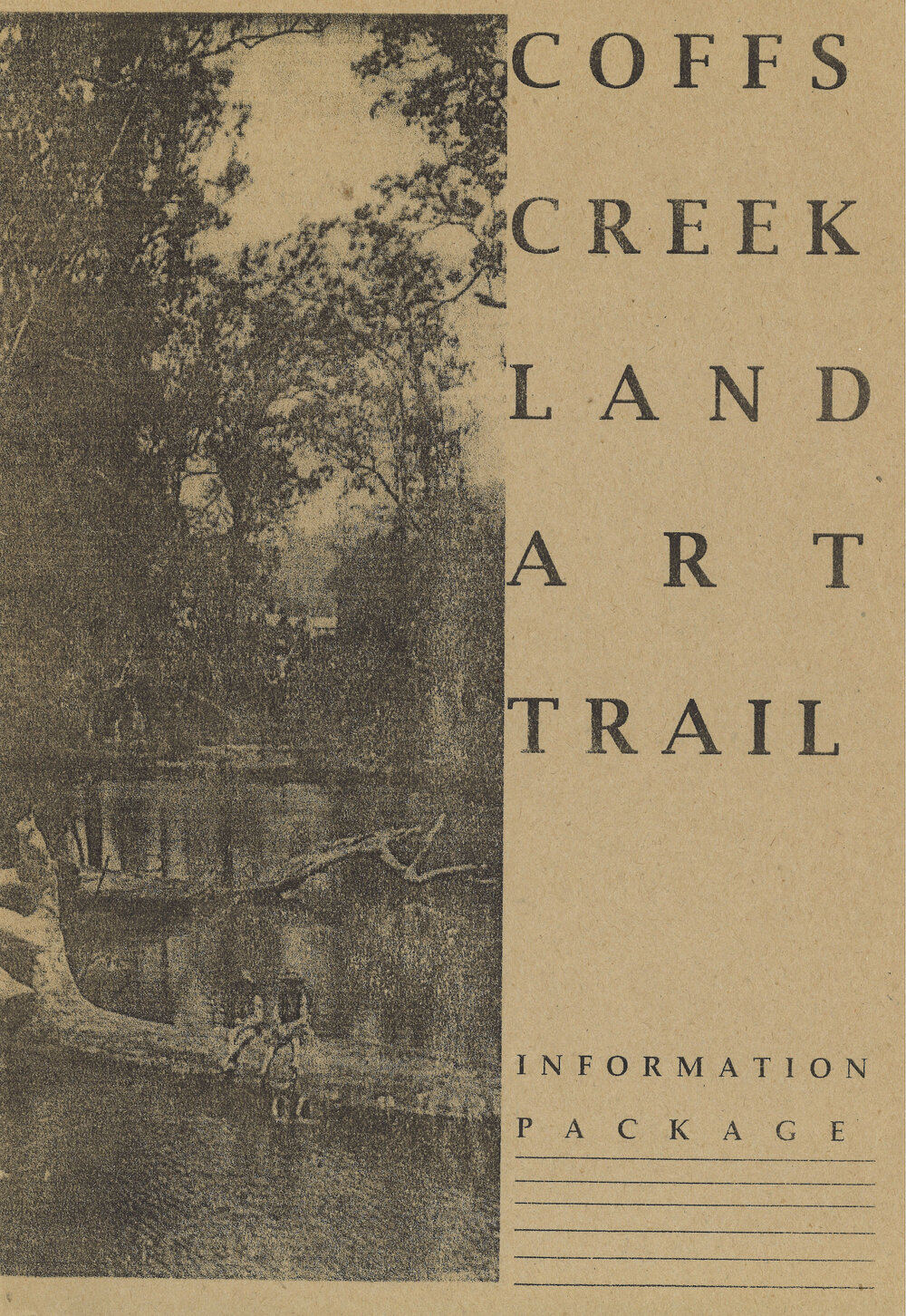 Coffs Creek Land Art Trail information package, 1995
